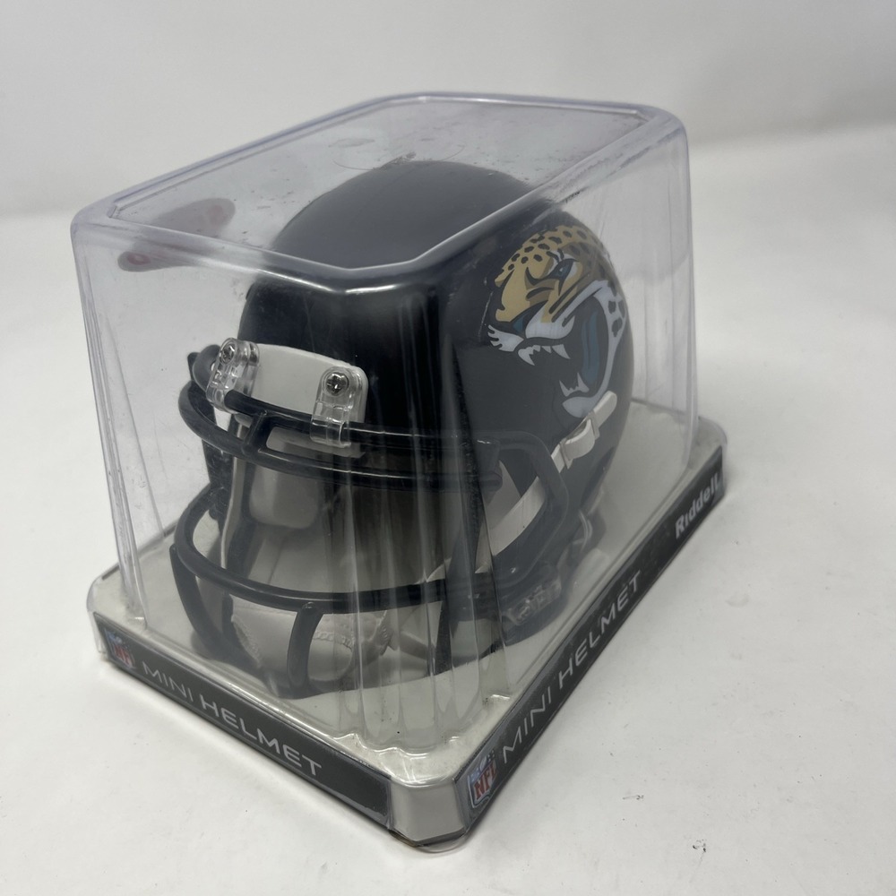 Jacksonville Jaguars Riddell Mini Football Helmet Throwback Speed Gold Black New